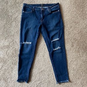 Womens Just Black Skinny Jeans